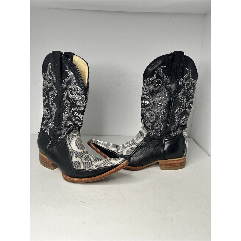 Soto Leather Scorpion‎ Woman's Boots Size 7